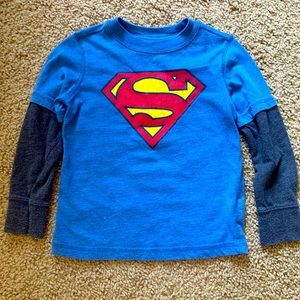 Old Navy Superman Collectibles Long Sleeve T-Shirt